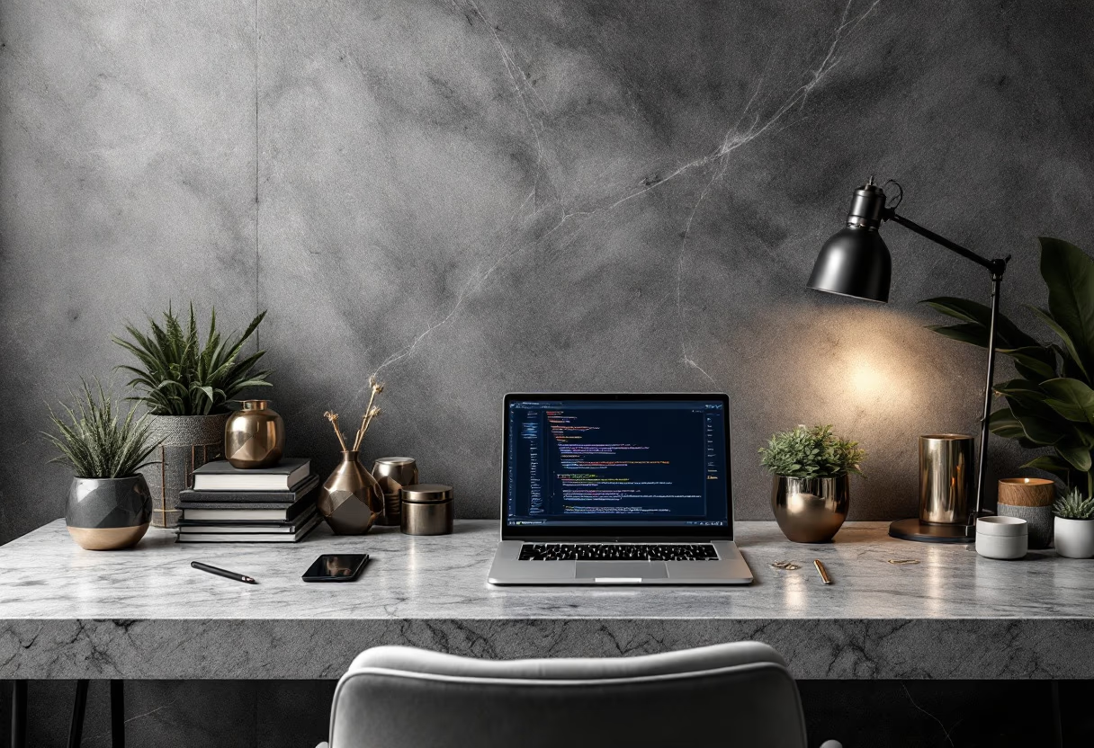 Programmer's desk setup